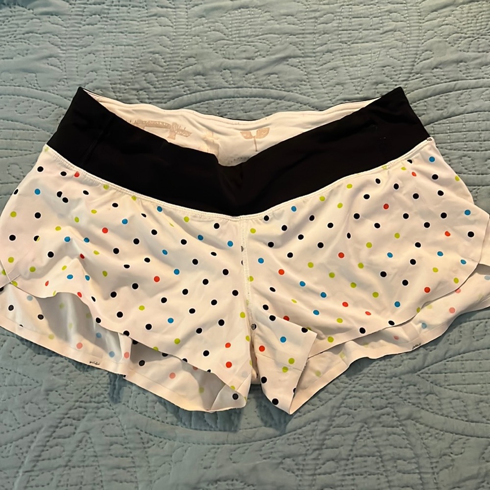 Lululemon speed shorts, size 8, SeaWheeze